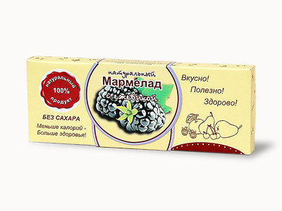 №2 Мармелад натуральный "Ежевика" 140г в Тобольске