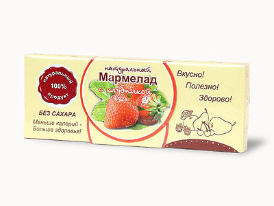 №2 Мармелад натуральный "Клубника" 140г в Тобольске