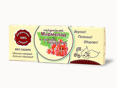 №2 Мармелад натуральный "Красная смородина" 140г в Тобольске