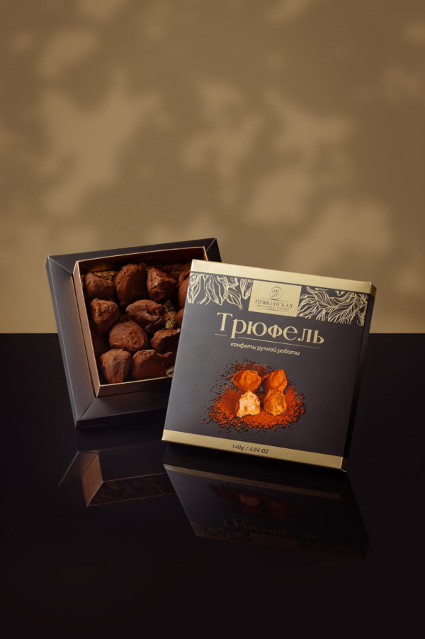 №1 Пушкинская фабрика Конфеты Трюфель, 140г в Тобольске