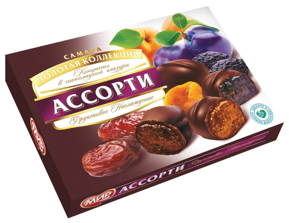  КФ МИР Фруктовое наслаждение (набор шоколадных конфет) 170г в Тобольске